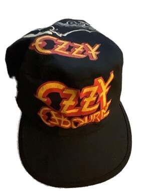 Vintage 1982 Ozzy Osbourne Diary of a Madman Tour Painter Cap